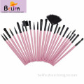 32pcs makeup brush set large pink case